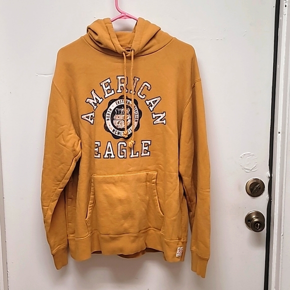 Men's Size Large American Eagle Outfitters Gold hoodie - Pre-owned. - Picture 1 of 6